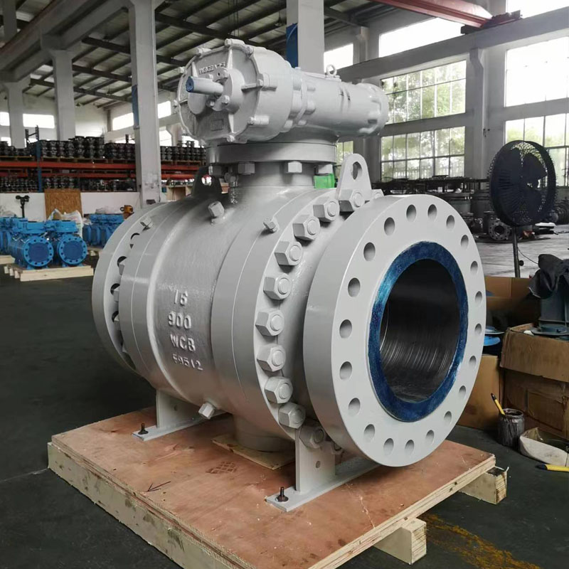 Trunnion kulventil effekt